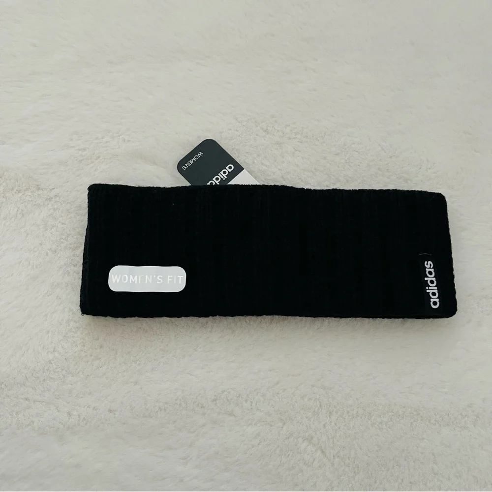 Adidas Women's Fit Classic Linear Black Headband